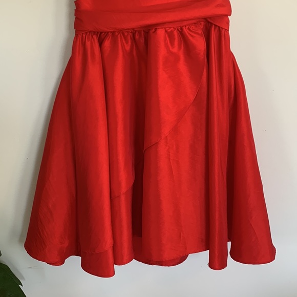 Zum Zum red prom mini dress size 7/8 - Picture 5 of 10